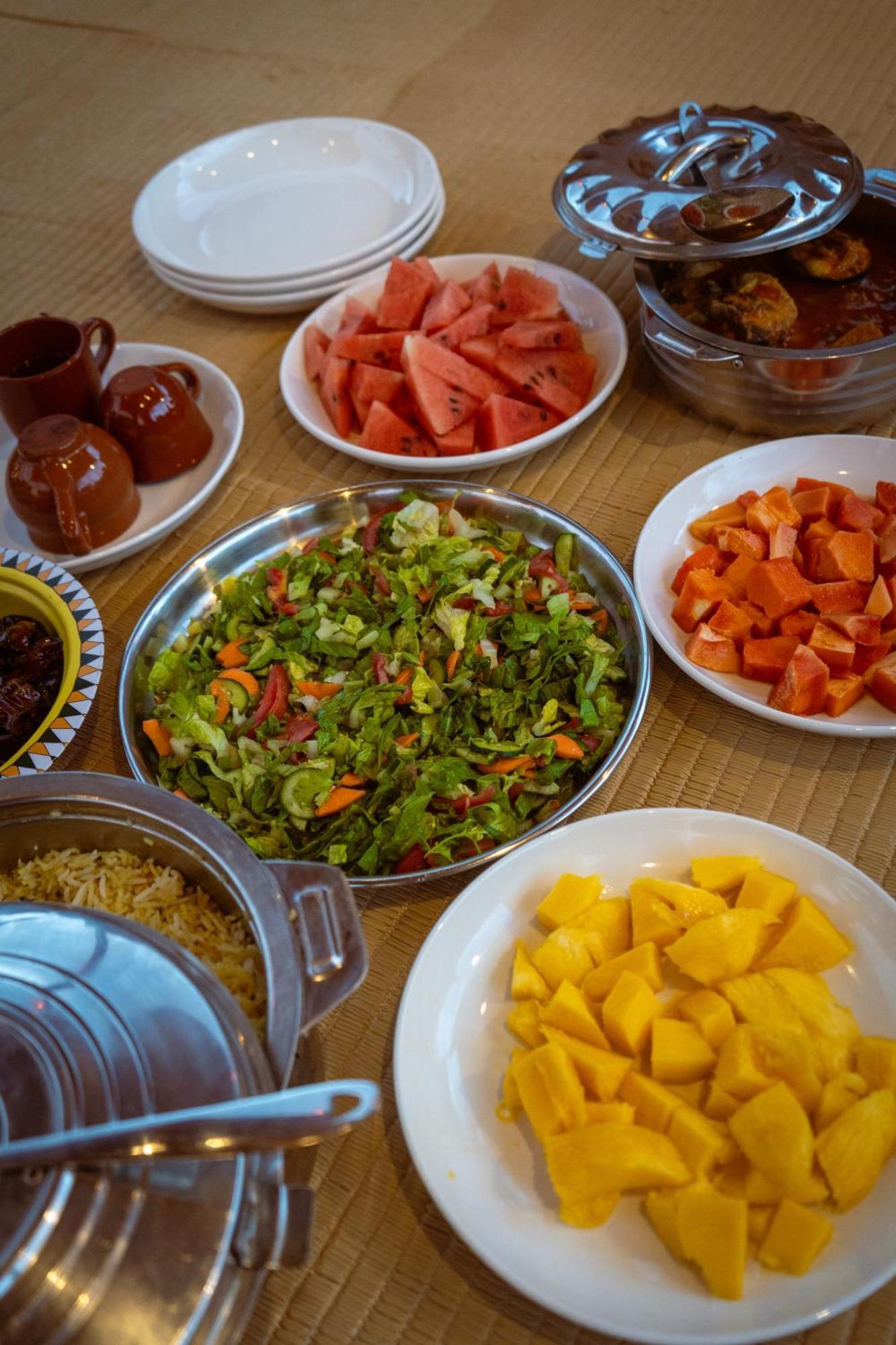 بيت نُزل السلام Bait Salam Inn Al Ḩamrāʼ Exteriör bild